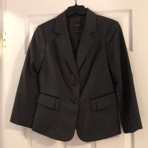 The Limited Black and Gray Suit Jacket
